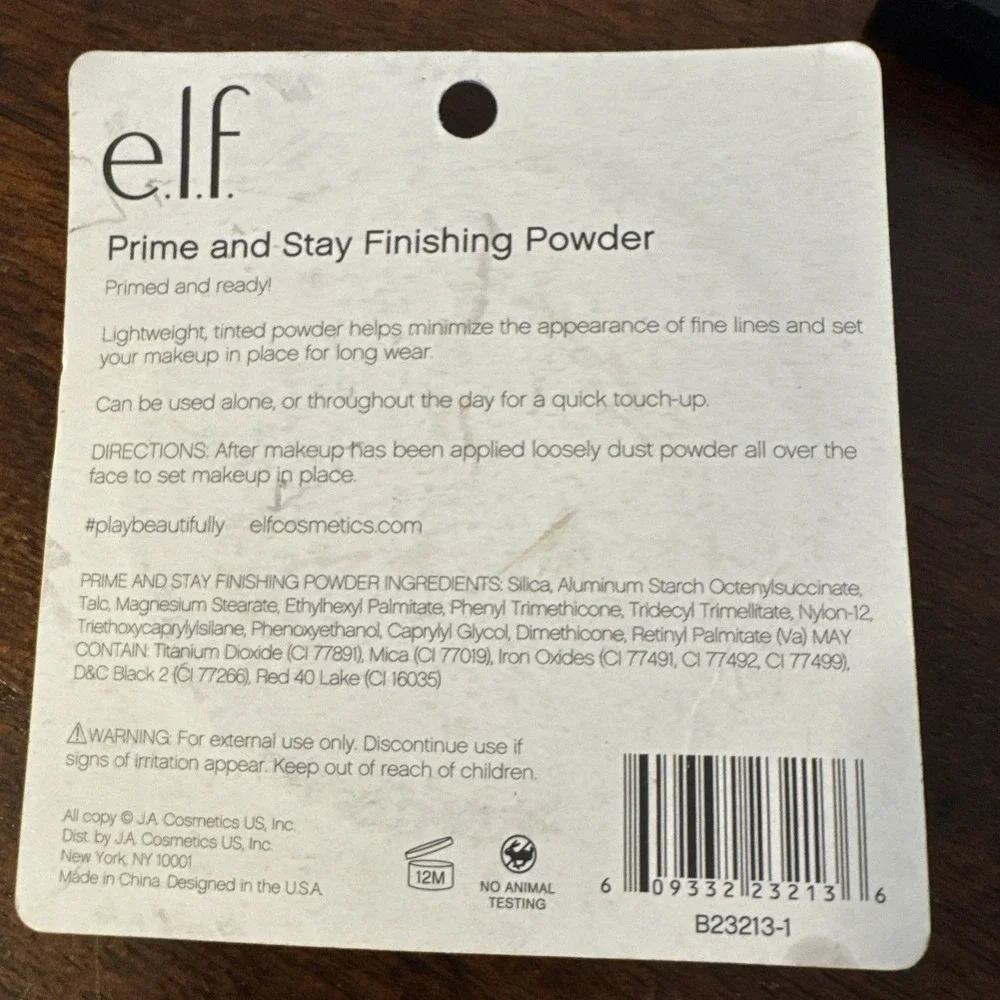 e.l.f. Prime & Stay Finishing Powder  Makeup Medium Dark 23213 *Sealed*